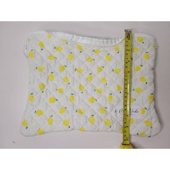 Moon Nude Handmade Lemon Print Quilted Bag/Pouch - Picture 5 of 5